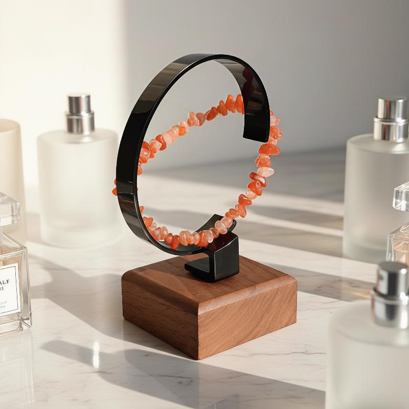 Wooden C-Shaped Watch Holder J - Jewelry And Watches Inc review and price