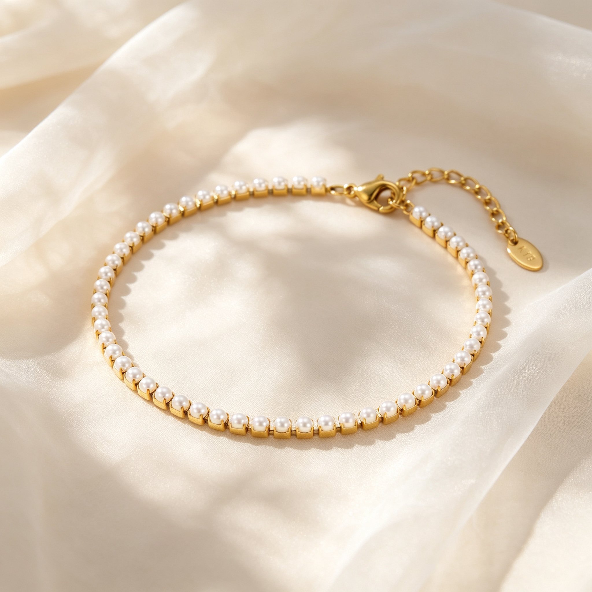 Elegant Imitation Pearl Ankle  - Jc Jewelry & Watches Photos review and price