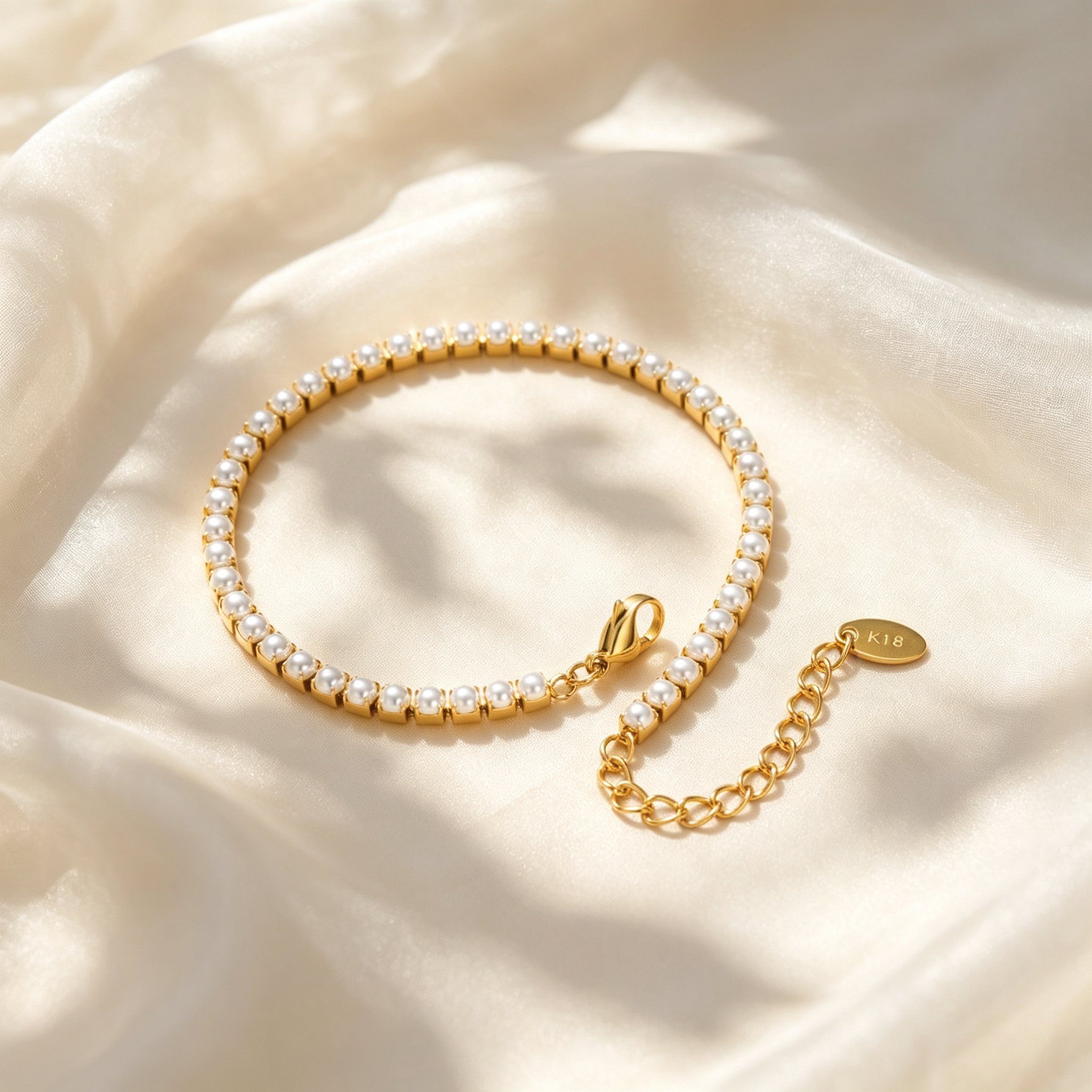 Elegant Imitation Pearl Ankle  - Jc Jewelry & Watches Photos review and price