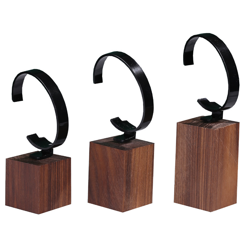 New Wooden C Shaped Watch Disp - Jewelry And Watches Inc review and price