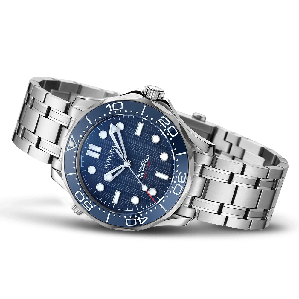 PHYLIDA Blue Dial NH38a Automa - Seiko Watch Prospex review and price